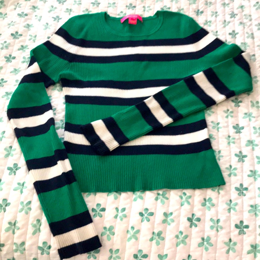 NWOT Lilly P striped sweater